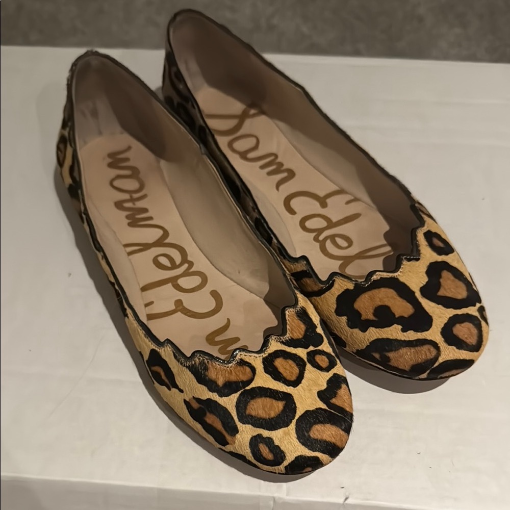 Sam Edelman Animal Print Flats